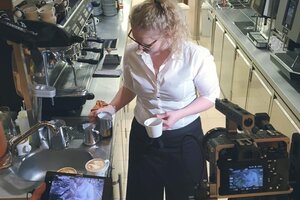 Behind the scene Barista Shooting 2